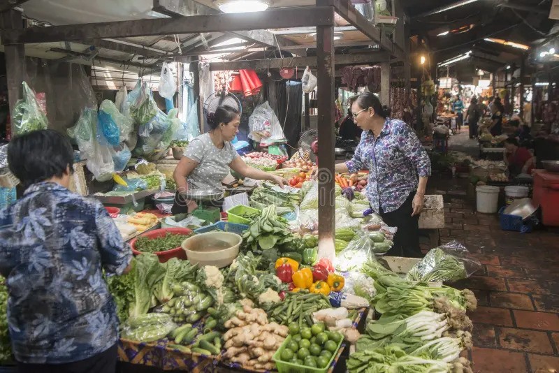 Fresh produce at TTP market